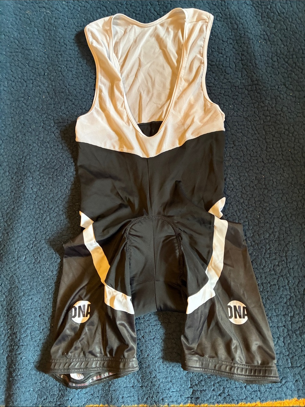 DNA Black & White Cycling Bib Shorts